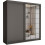 (Grey, 200cm) Modern Estonia Full Mirror Wardrobe 2
