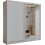 (White, 200cm) Modern Estonia Full Mirror Wardrobe 2