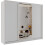 (White, 250cm) Modern Estonia Full Mirror Wardrobe 2