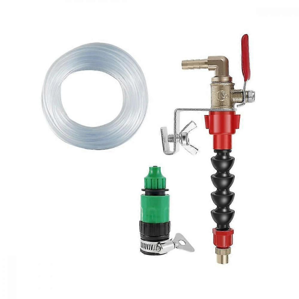 (As Show, One Size) Dust Remover Water Sprayer Set For Cutting Machine, Brick Tile Cutting Machine Grinder Kit With Con Ljx 5093442636574