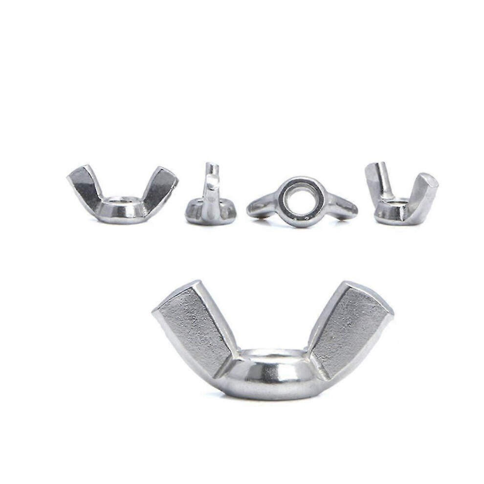 (As show, One size) 50 X 304 Stainless Steel Wing Nut Set M6 (1/4 Inch) Wing Nut Hand Twist Fastener Hardware-image-OPC-PG9QB7H-NEW