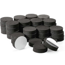 (As show, One size) 48pcs Plant Pot Feet Risers Natural Rubber Flower Pot Mat Invisible Pot Feet For Heavy Outdoor Plan LMX