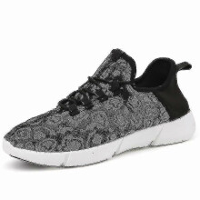 (37, Black) Led Shoes Fiber Optic Light Up Sneakers Rechargeable Luminous Sneakers LWH