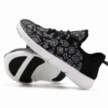 (39, Black) Led Shoes Fiber Optic Light Up Sneakers Rechargeable Luminous Sneakers LWH