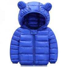(1-2 Years, Royal Blue) Kids Baby Boy Girl Winter Warm Padded Coat Puffer Jacket Outerwear COL