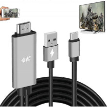 (As show, One size) Hdmi Adapter Usb Type-c Cable Mhl 4k Hd Video Digital Conversion Cable GUK