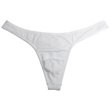 (XXL, Black White) Men's String Underwear 4 Pack SRU
