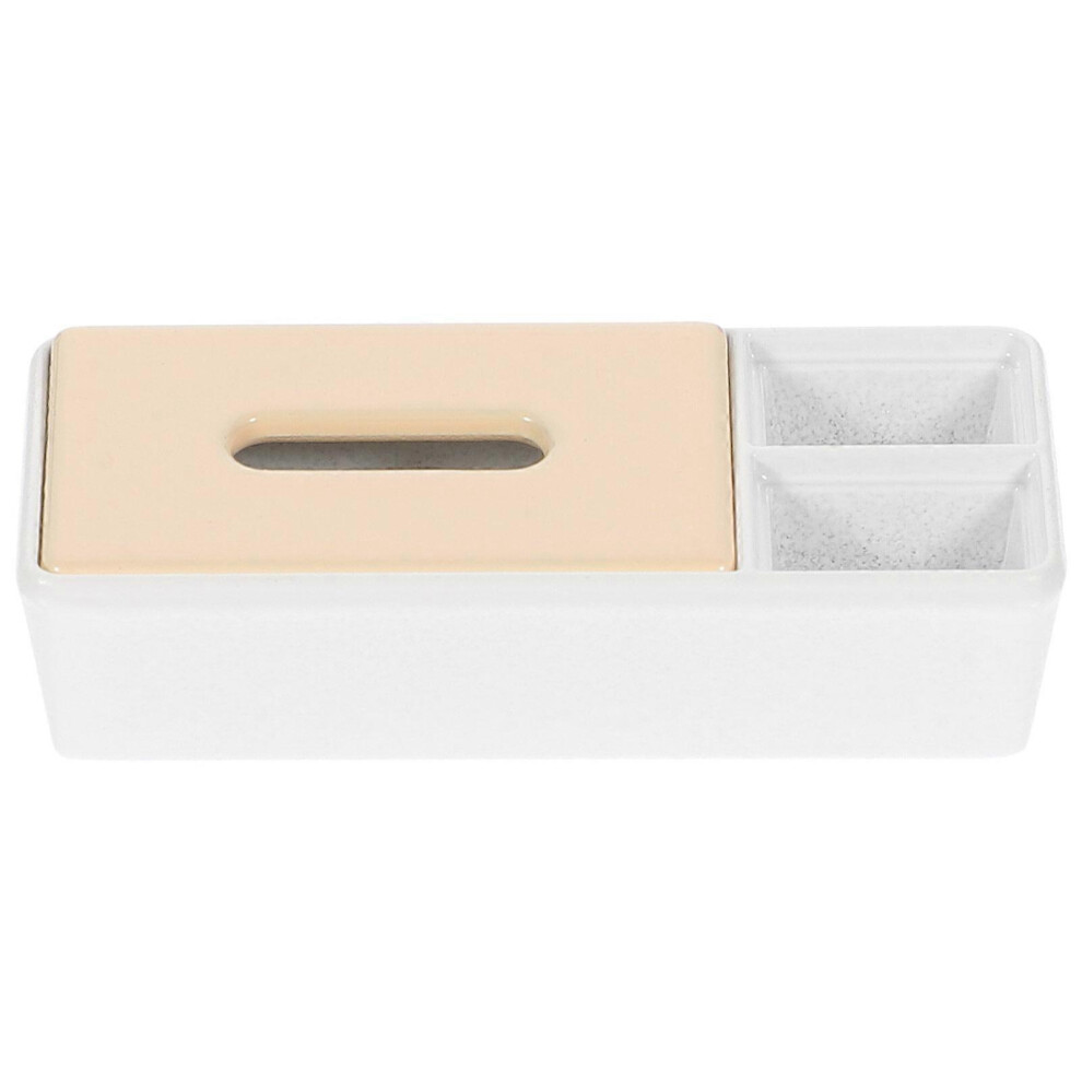 Kricely (3.7X1.7x0.9cm, White) Miniature Tissue Box Mini Tissue Holder Dollhouse Bedroom Bathroom Accessory