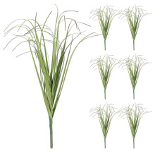 (As show, One size) 12pcs Fake Grass Props Artificial Grass Lifelike Simulation Plant Decorations