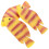 (As show, One size) 3pcs Striped Fish Model Simulation Fish Model PU Underwater Fish Artificial Fish 2