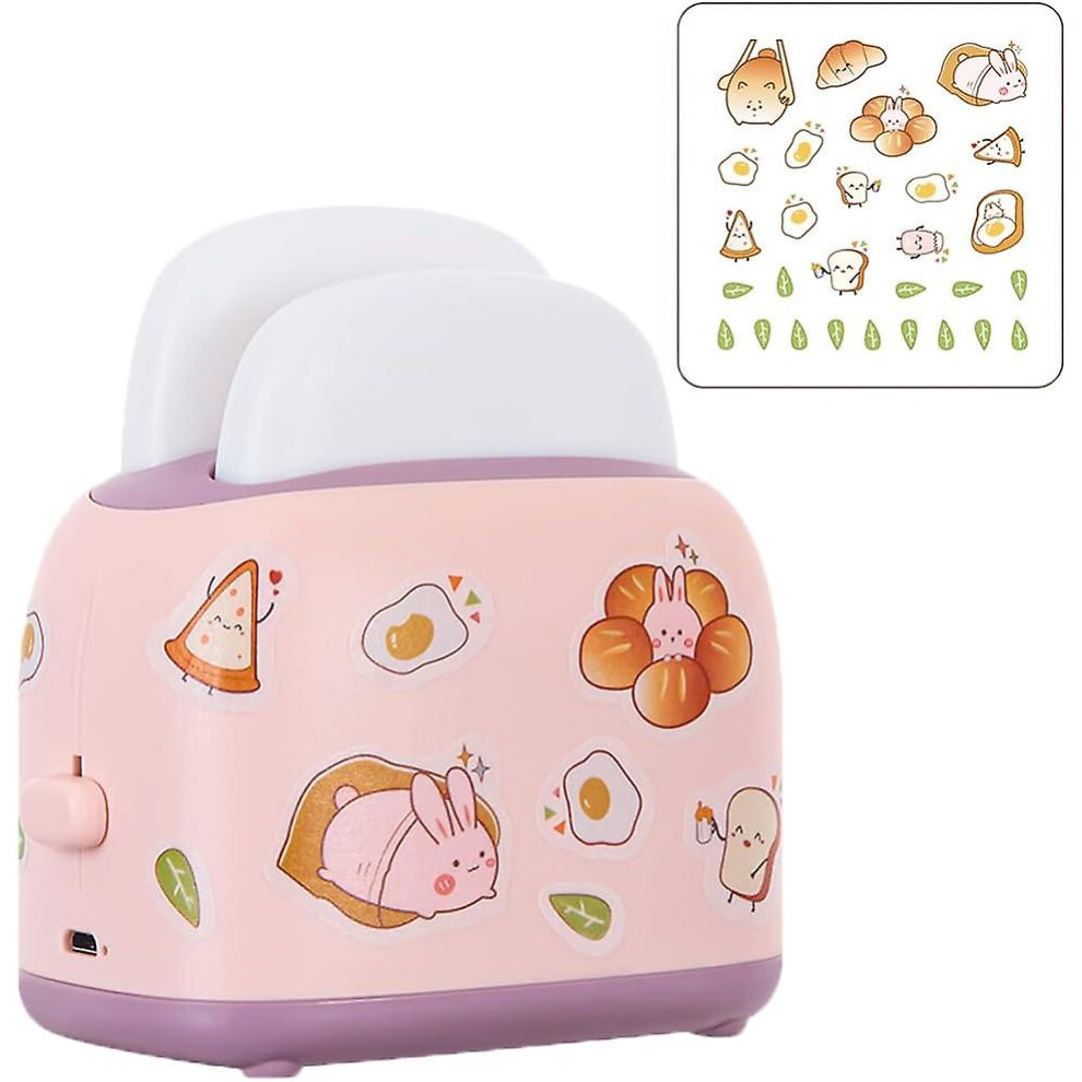 Konhill (As Show, One Size) Cute Toast Bread Nursery Night With Rechargeable Led Table Lamp Bedside Lamp For Bedroom, Living Room Decor, Birthday Gifts Light