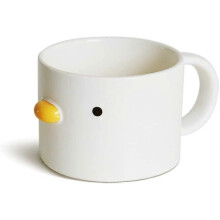 (As show, One size) Duck Coffee Cup, Handmade Glaze Cute Mug, Safety Ceramic Milk Latte Mugs, 7oz Espresso Cup. Best Gifts For Coffee Lover
