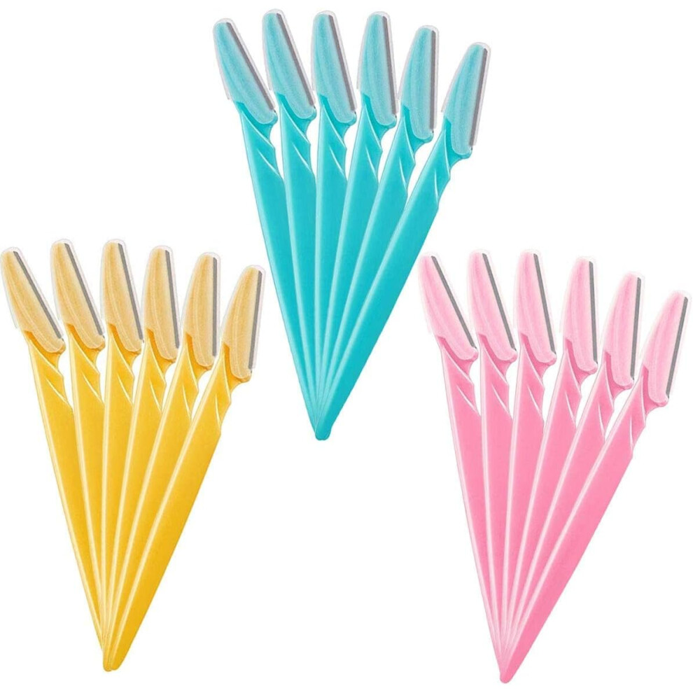 Facial & Eyebrow Razor Shaper 18Pcs | Shavers Trimmers for Women & Men | Precision Blades for Smooth, Safe Hair Removal, Perfect for Eyebrows & Face