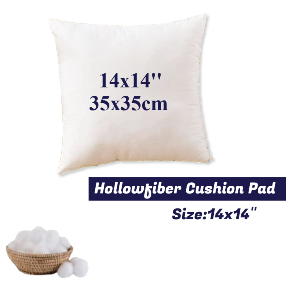 Chilimilii (14X14'') Cushion Pads Hollowfiber Insert Fillers Inners 12''14''16''18''20''22''24''26''