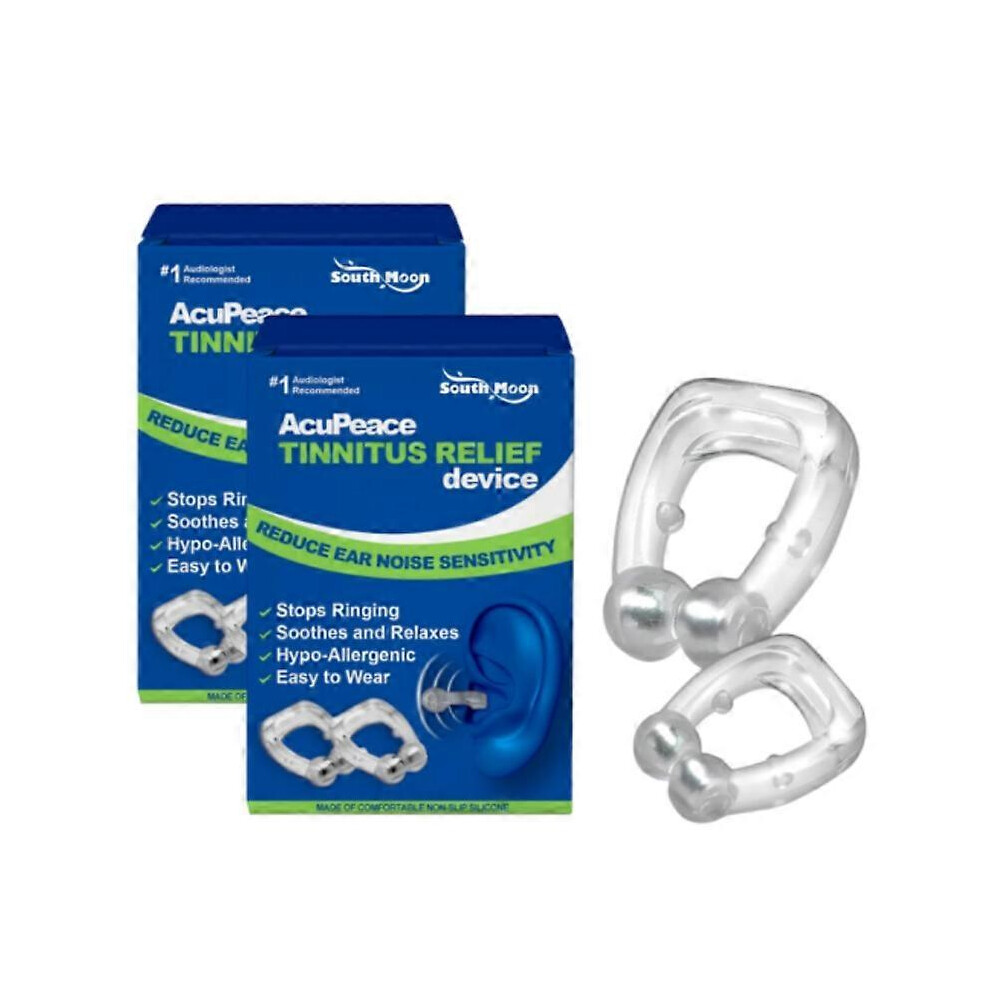 2x Tinnitus Relief Device for Ringing Ears Stop Ear Ringing for Men Women