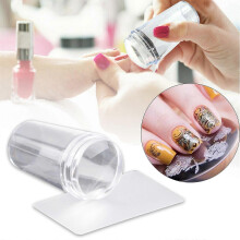Pure Clear Jelly Silicone Nail Art Stamper Scraper Nails Stamp Stamping Diy Tool