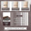 (Dark Grey) Eelhoe Eyebrow Stamp Stencil Kit -6491162125092 2