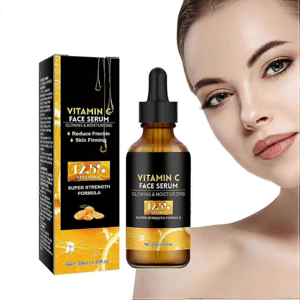 (2 Pcs) Vitamin C Face Serum, Vitamin C Face Serum Anti-Ageing Serum Moisturising Brightening Face Serum for Radiant Skin Tone