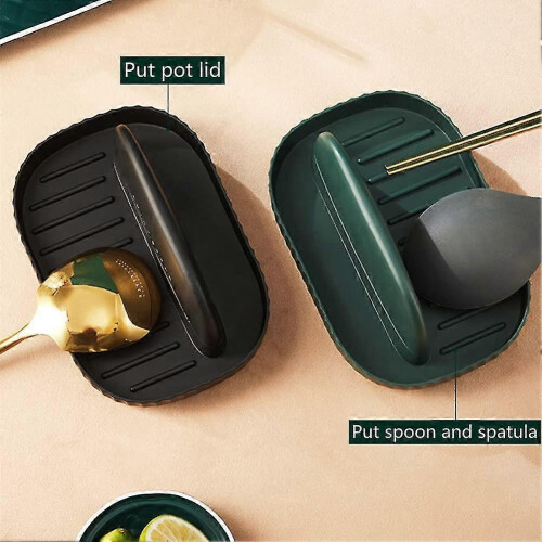 Spoon Rest for Kitchen Counter Lid Holder, Cooking Ladle/spatula/spoon 1