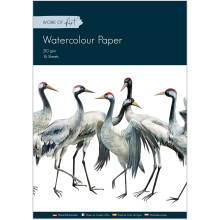 Watercolour Paper Pad A4 16 Sheets of 210gsm Artist Quality