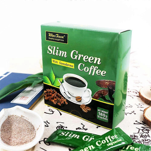 Green Coffe Green Slim Coffee with Ganoderma Control Weight-loss 1