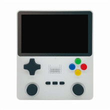 (white) R39s Handheld Games Consoles, with Fully Open-Source Emuelec 4.3 System, 4-inch IPS Screen, 64G TF Card 10000 Retro Games, Retro Handheld Gaming Conso