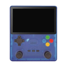 (Transparent Blue) R39s Handheld Games Consoles, with Fully Open-Source Emuelec 4.3 System, 4-inch IPS Screen, 64G TF Card 10000 Retro Games, Retro Handheld Gaming Conso