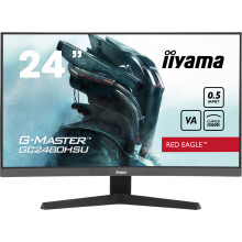 Pantalla de PC Gaming curvada - IIYAMA - G-MASTER RED EAGLE GCB2480HSU-B1 - 24" - VA Curvada - FHD - 0,5 ms - 180Hz