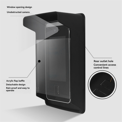 Waterproof Case Rain Protector Outdoor Rainproof Cover Protection Access Control Keypad Doorbell Card Reader Sun Shell 2