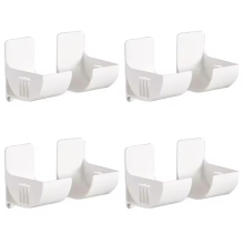Wandmontierter Organizer für die Küche, Ablagefach ohne Loch, Halter für Frischhaltefolie und Müllbeutel, Seitenregal für den Kühlschrank