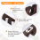 Espositore verticale per cappelli da baseball in legno montato a parete 8