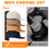 Espositore verticale per cappelli da baseball in legno montato a parete 7