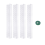 4 Pcs 17 Inch Plastic Moss Pole for Plants Monstera,Designed Specifically Climbing Plants, Stackable Plant Support 2