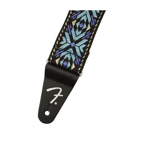 Fender Fender Pasadena Woven Strap  2in  Blue Snowflake 2