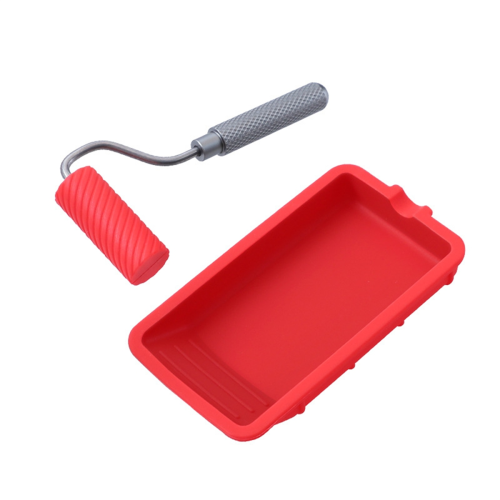 Mini Silicone Paint Roller Painting Kit Decorating 48mm Μικρός δίσκος για βούρτσα επισκευής τοίχου 2