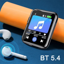 MP3 Music Player with Bluetooth 5.4 HiFi MP4 Full Touch Screen Built-in Speaker Recorder Camera Video