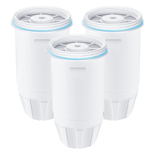 3Pcs Filtros de Água Substituição para Zero ZR-001, ZR-003 ZR-004, ZR-006 Jarros e Dispensador, Filtração Multicamadas