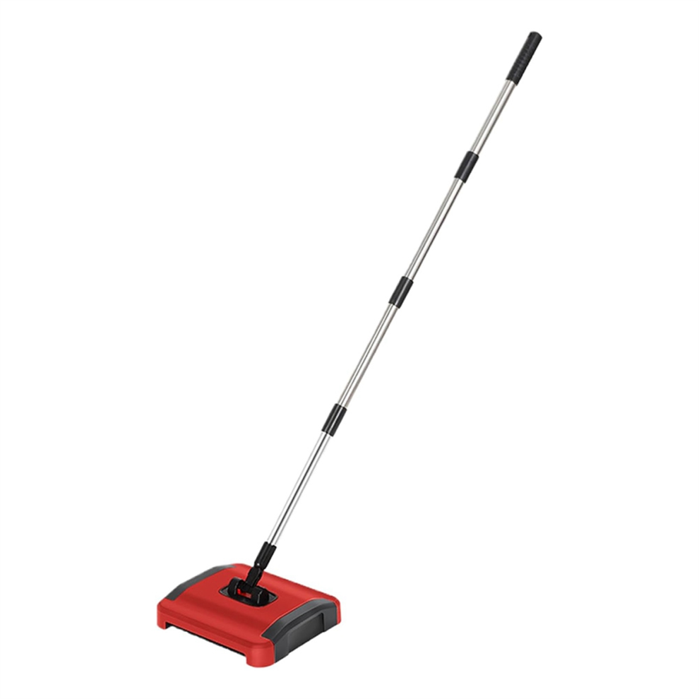 Carpet Sweeper Manual Floor Brush Detachable Cleaner for Pet Hair Dust Debris