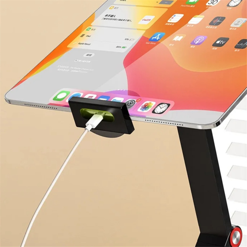 Support d'écran portable réglable et pivotant à 360, support de tablette compatible avec pince de bureau 2