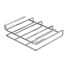 Soporte para tabla de cortar debajo del gabinete, de acero inoxidable pulido, sin perforaciones