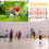 Orange Children'S Football Goal Portable Foldable Mobile Training 6