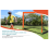 Orange Children'S Football Goal Portable Foldable Mobile Training 9