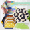 peças meio hexagonal quilting template acrílico régua 8 9 10 polegadas quilt réguas para e costura 5