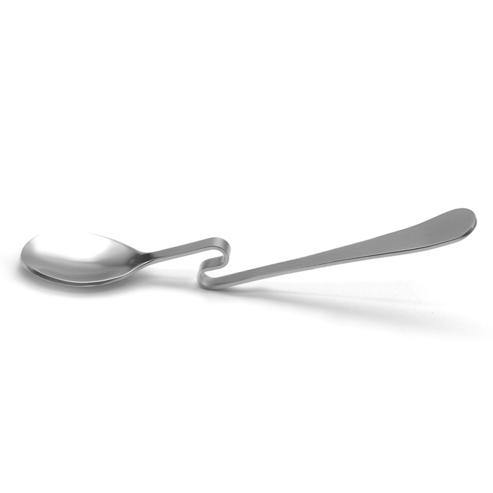 Cute Curved Spoon Teaspoon Unique Condiment Drink Hanging Tea Coffee Dessert Stainless Steel Tableware 4852884975174
