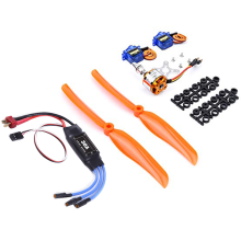 2212 1400KV borstelloze motor + 30A ESC + SG90 servo's + 8060 propeller voor FPV RC-vliegtuig Vliegtuig