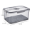 Bread Box Airtight Boxes for Kitchen Counter, Time Recording Storage Container with Lid, Holder 7