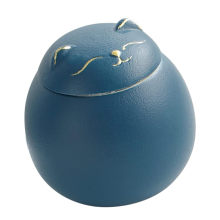 Cerâmica Hermética Pote De Armazenamento De Chá Gato Forma Jarras De Porcelana Para Especiarias Pote Café Nozes D