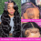 Perucas de renda frontal de 26 polegadas com ondas corporais pré-arrancadas com cabelo de bebê sem cola 3