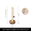 Stand-Up-Papierhandtuchrollenhalter aus Holz, Einhand-Küchenspender, mit rutschfester, beschwerter Basis 4