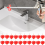 Buse de pulvérisation à jet plat, 20 pièces, mousse expansive, buse à jet plat 6